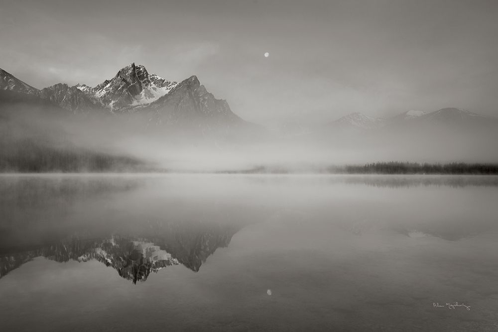 Stanley Lake Idaho BW art print by Alan Majchrowicz for $57.95 CAD
