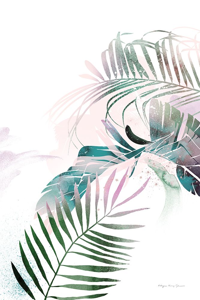 Tropical Floral III art print by Kasia Kucwaj-Tybur for $57.95 CAD