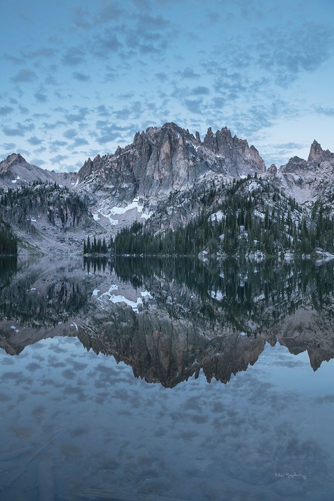Baron Lake Monte Verita Peak Sawtooth Mountains I art print by Alan Majchrowicz for $57.95 CAD
