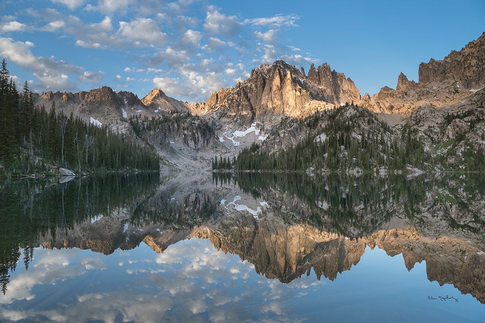 Baron Lake Monte Verita Peak Sawtooth Mountains II art print by Alan Majchrowicz for $57.95 CAD