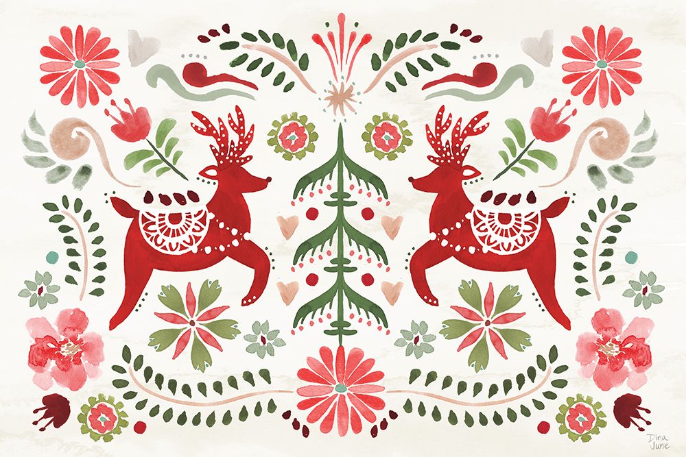 Festive Season I art print by Dina June for $57.95 CAD