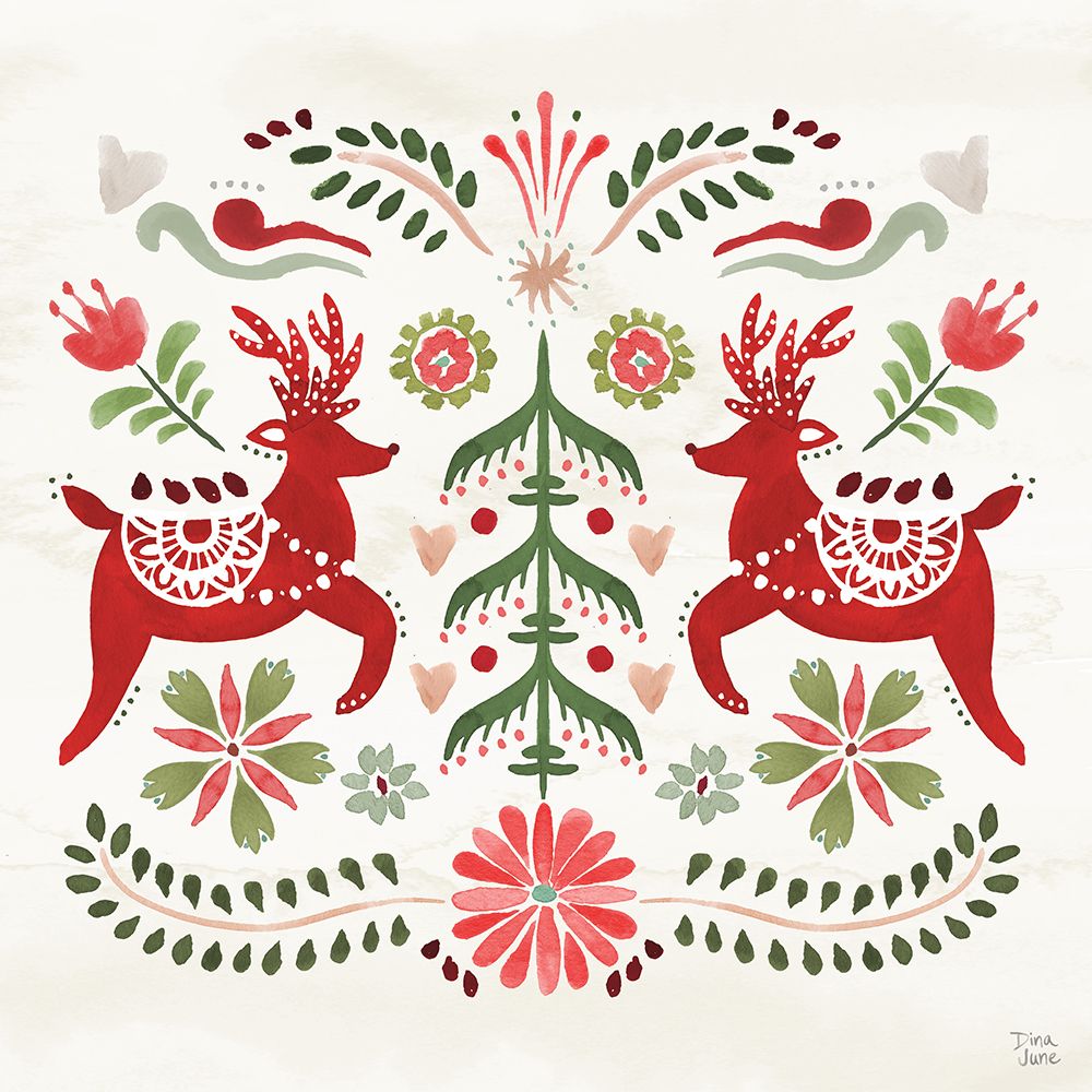 Festive Season II art print by Dina June for $57.95 CAD
