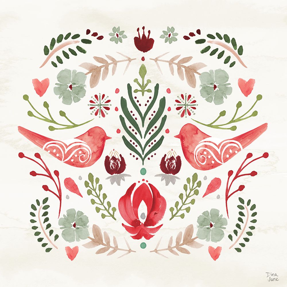 Festive Season III art print by Dina June for $57.95 CAD
