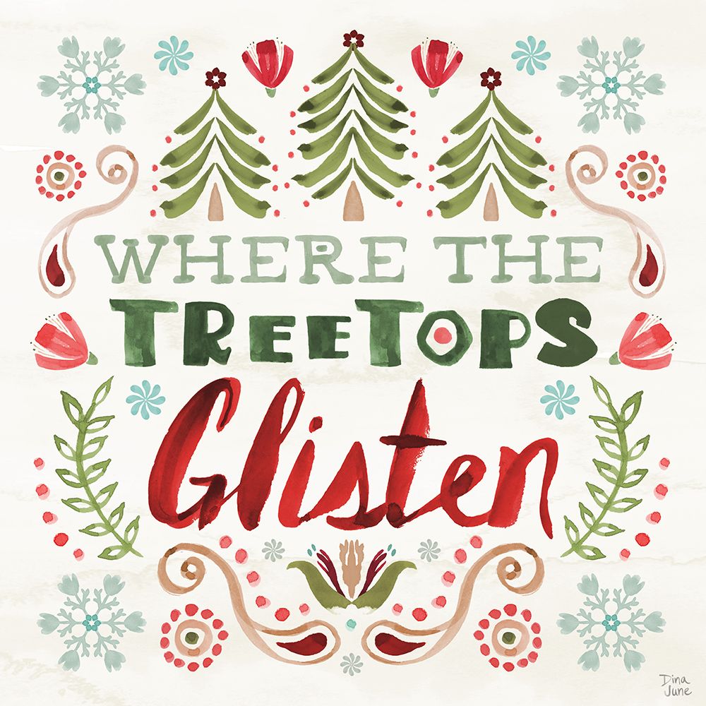 Festive Season V art print by Dina June for $57.95 CAD