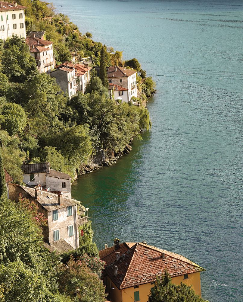 Above Lake Como art print by Aledanda for $57.95 CAD