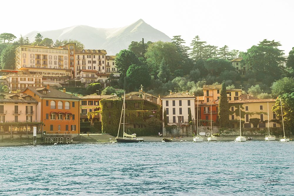 Lake Como Morning art print by Aledanda for $57.95 CAD