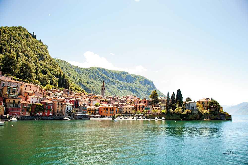 Lake Como Village I art print by Aledanda for $57.95 CAD