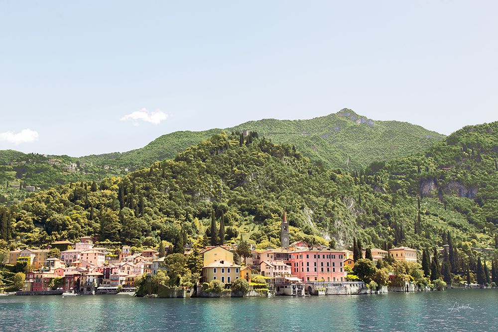 Lake Como Village III art print by Aledanda for $57.95 CAD