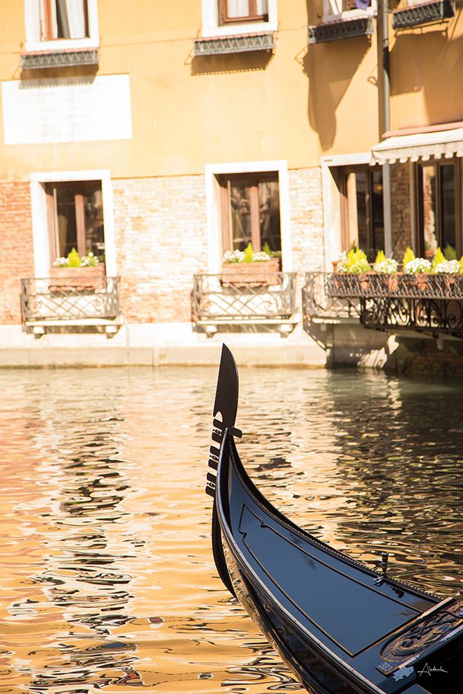 Gondola Reflections art print by Aledanda for $57.95 CAD