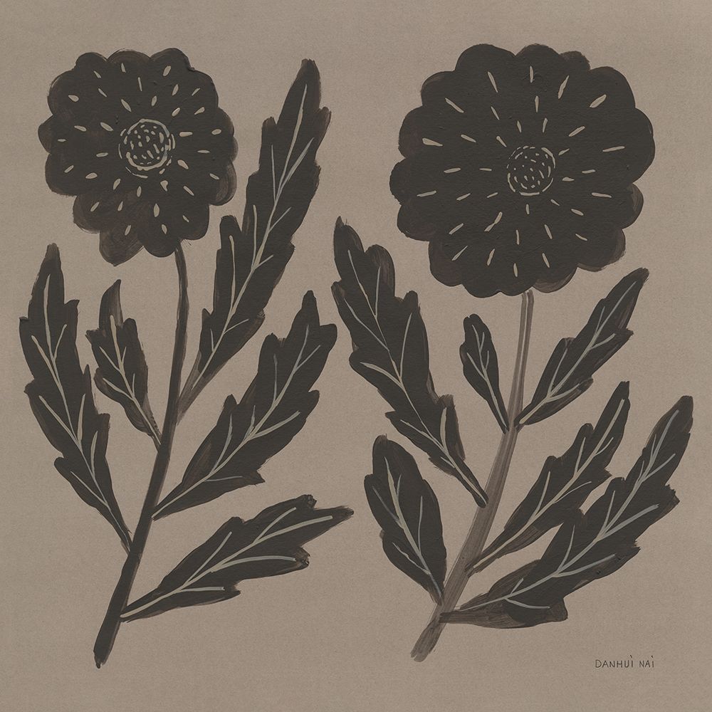 Floral Simplicity II art print by Danhui Nai for $57.95 CAD