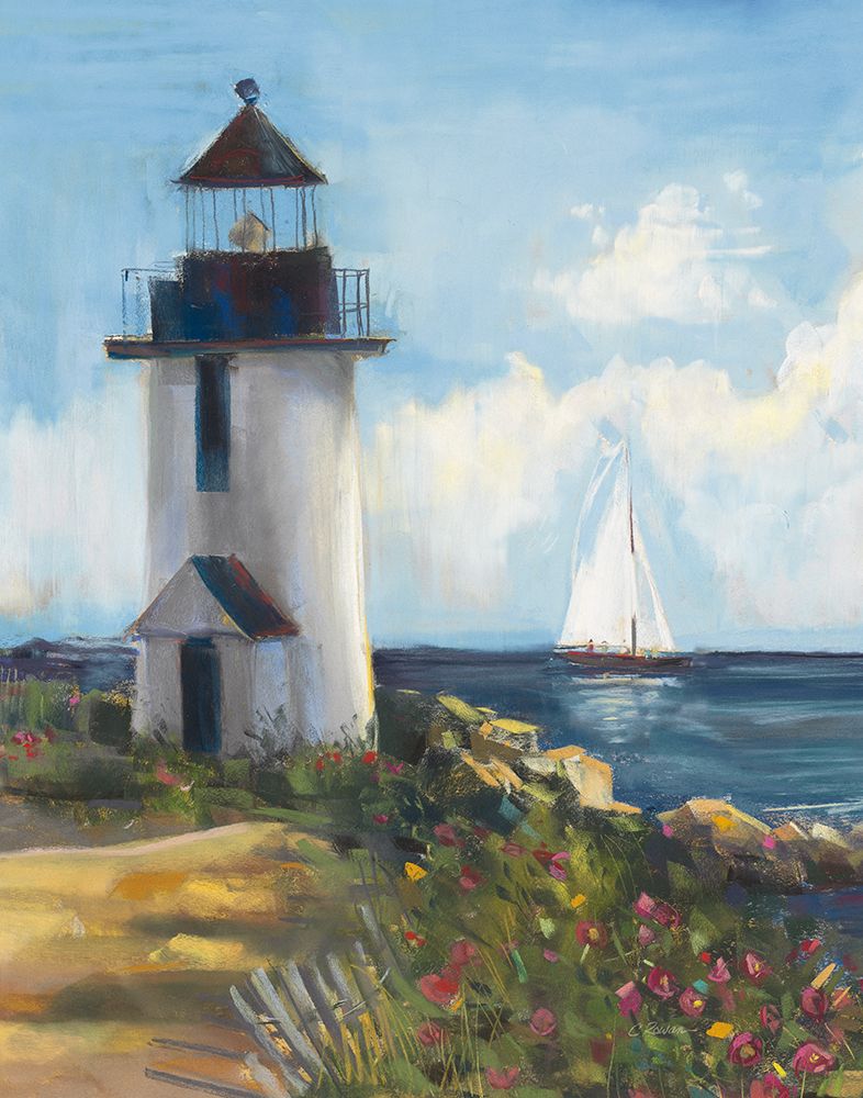 Sunday Morning Sail Crop art print by Carol Rowan for $57.95 CAD