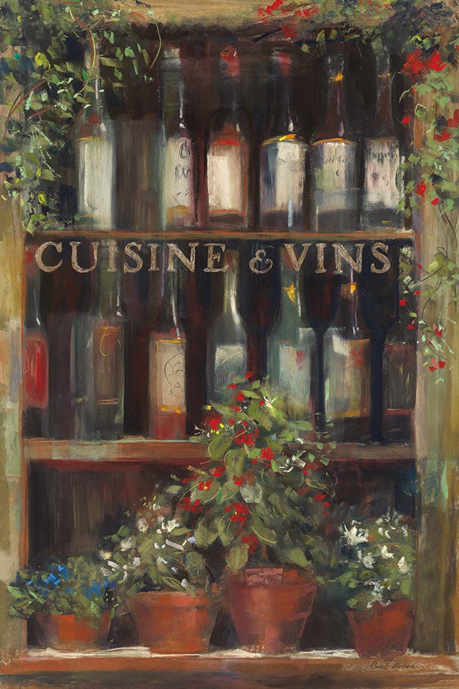 Wine and Herbs II art print by Carol Rowan for $57.95 CAD