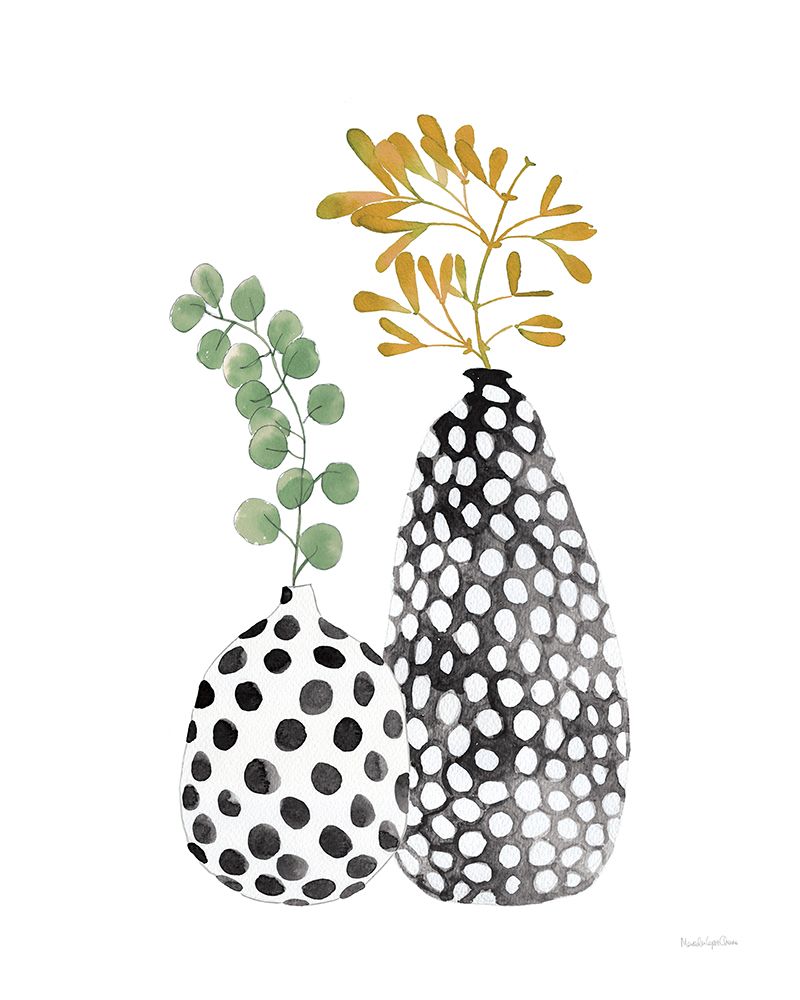Modern Nature I Black art print by Mercedes Lopez Charro for $57.95 CAD