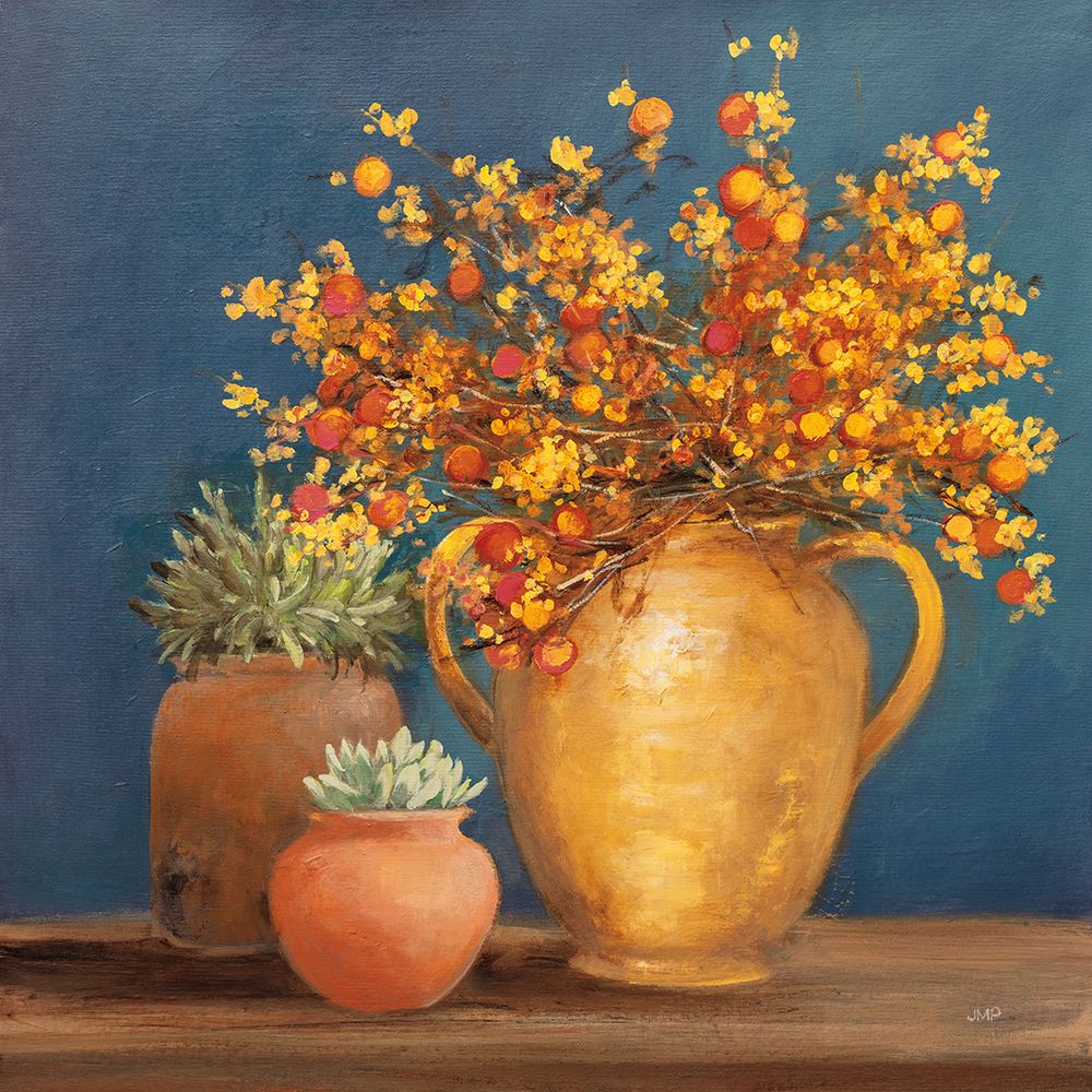 Richness of Life I Deep Blue art print by Julia Purinton for $57.95 CAD