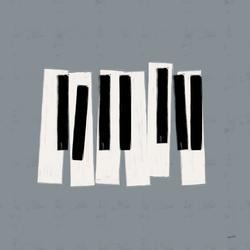 Musical Abstract III art print by Leah York for $57.95 CAD