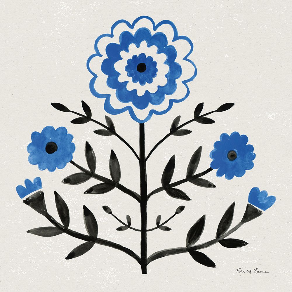 Garden Folk I art print by Farida Zaman for $57.95 CAD