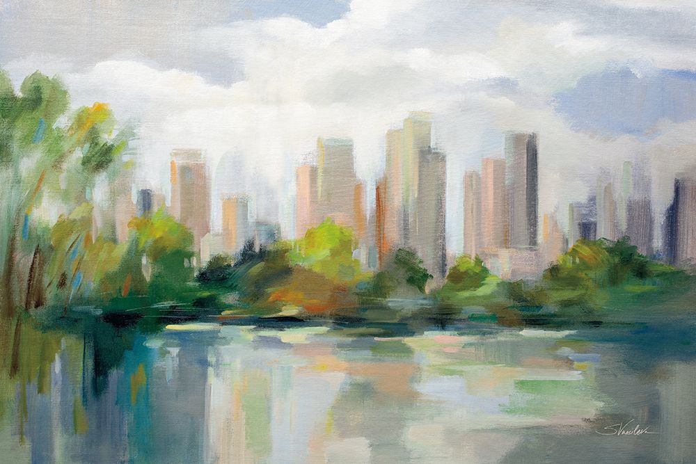 Central Park Skyline art print by Silvia Vassileva for $57.95 CAD