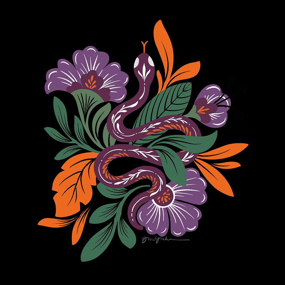Lush Life III Black and Orange art print by Gia Graham for $57.95 CAD
