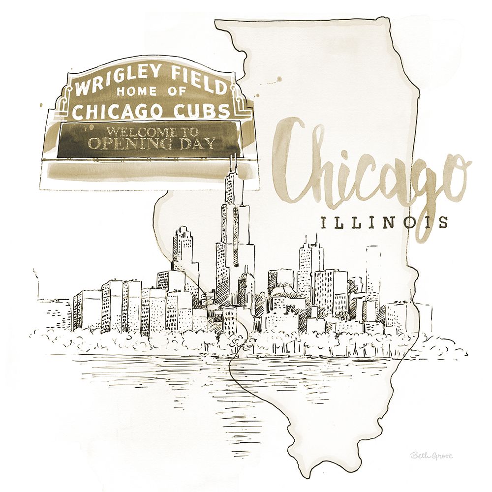 US Cities II art print by Beth Grove for $57.95 CAD