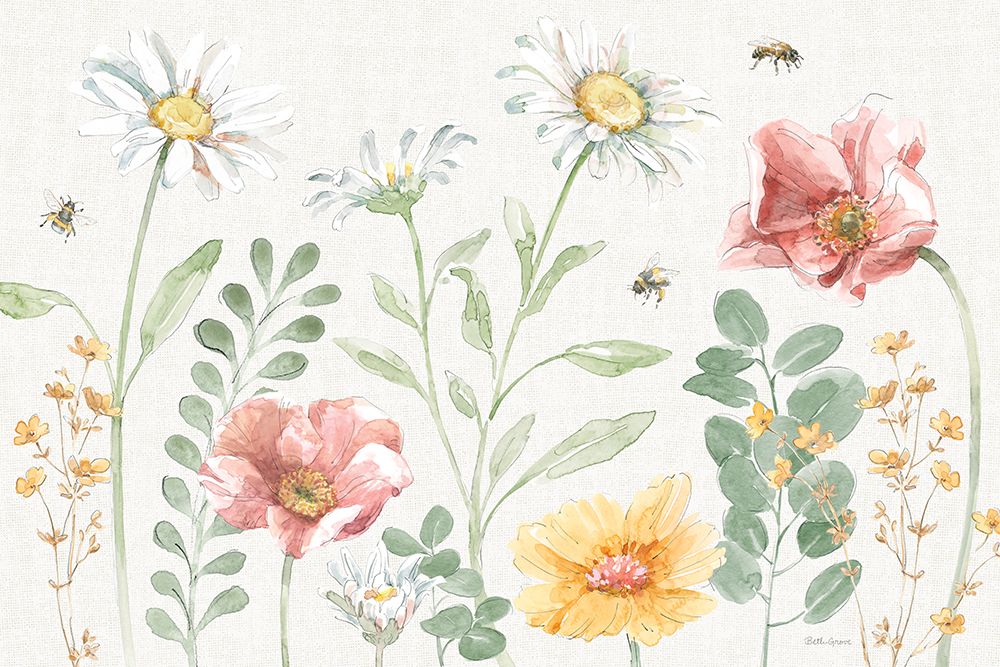 Daisy Days I art print by Beth Grove for $57.95 CAD