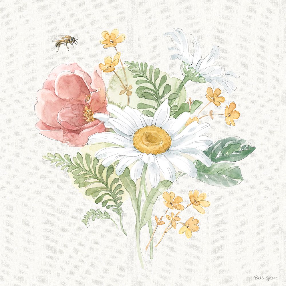 Daisy Days IV art print by Beth Grove for $57.95 CAD