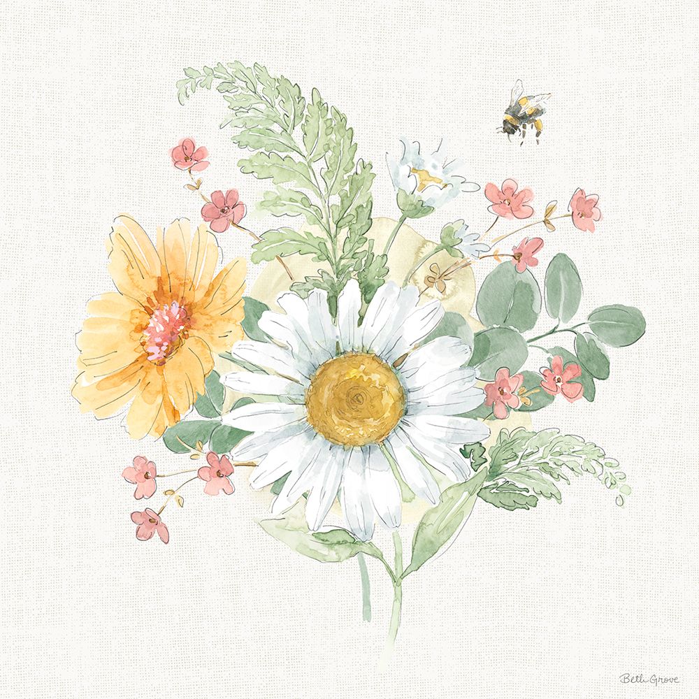 Daisy Days V art print by Beth Grove for $57.95 CAD