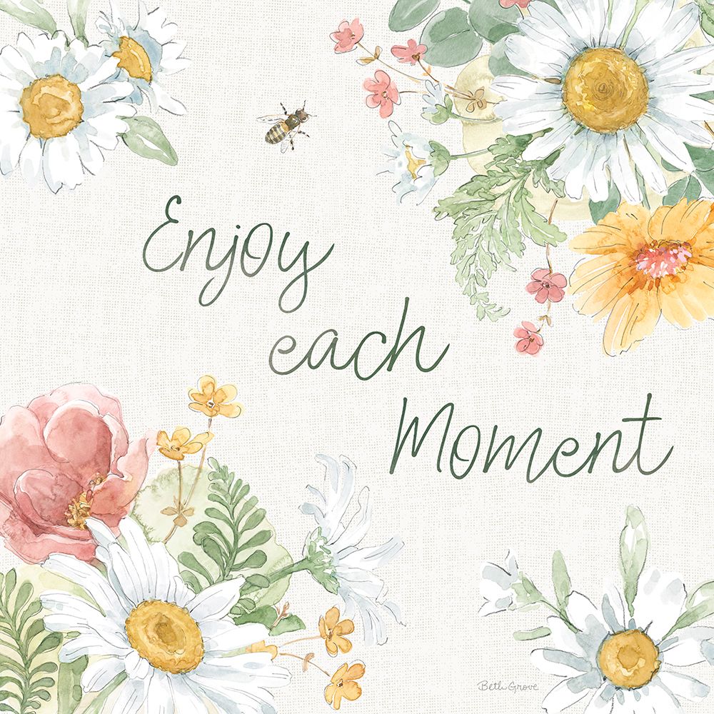 Daisy Days VI art print by Beth Grove for $57.95 CAD