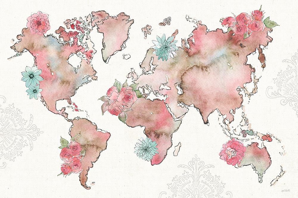 Vintage Travel I art print by Anne Tavoletti for $57.95 CAD
