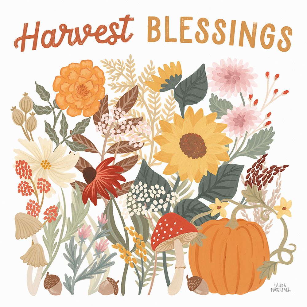 Autumn Meadow II art print by Laura Marshall for $57.95 CAD