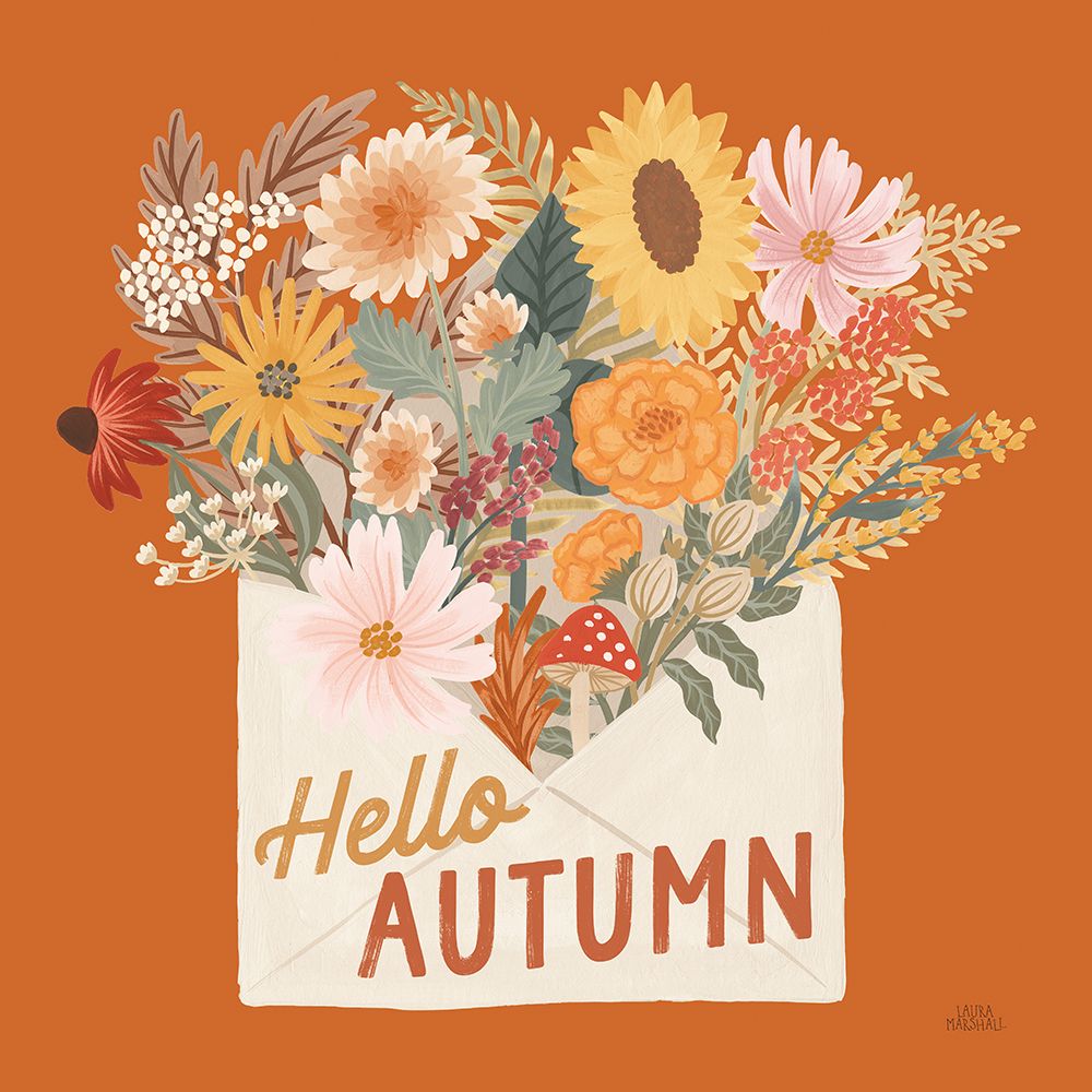 Autumn Meadow IV art print by Laura Marshall for $57.95 CAD