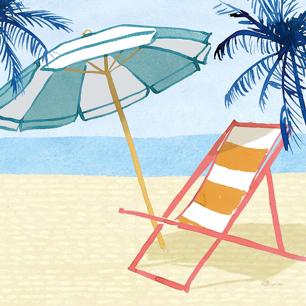 Laguna Lounging II art print by Mercedes Lopez Charro for $57.95 CAD