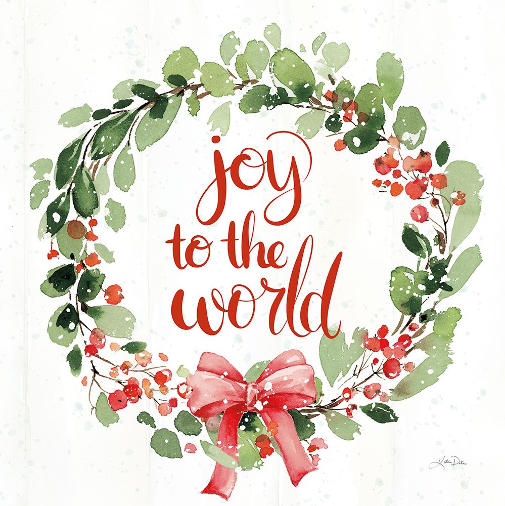Celebrate the Season Wreath I art print by Katrina Pete for $57.95 CAD