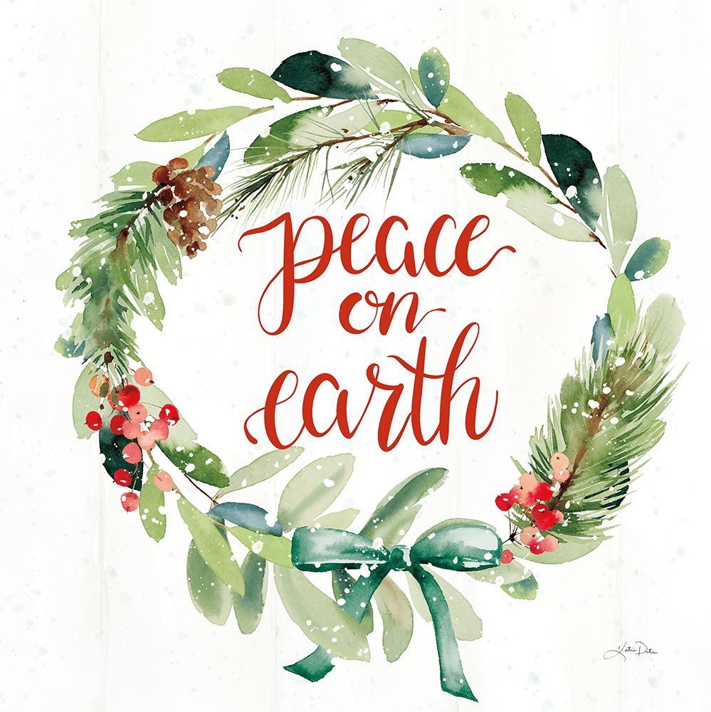 Celebrate the Season Wreath II art print by Katrina Pete for $57.95 CAD