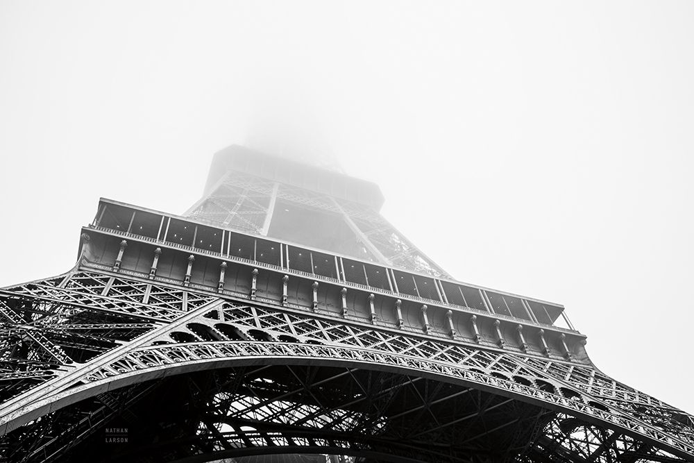 Under Eiffel Misty Day art print by Nathan Larson for $57.95 CAD