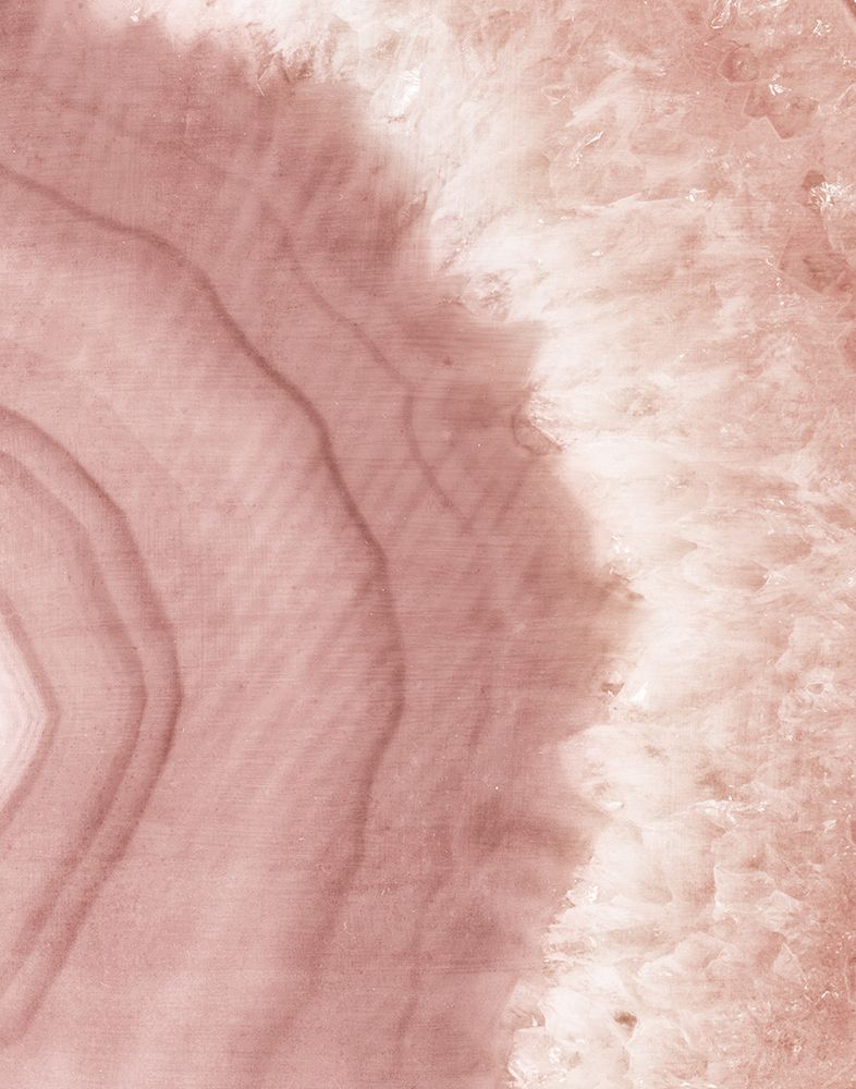 Agate Geode II Blush art print by Wild Apple Portfolio for $57.95 CAD