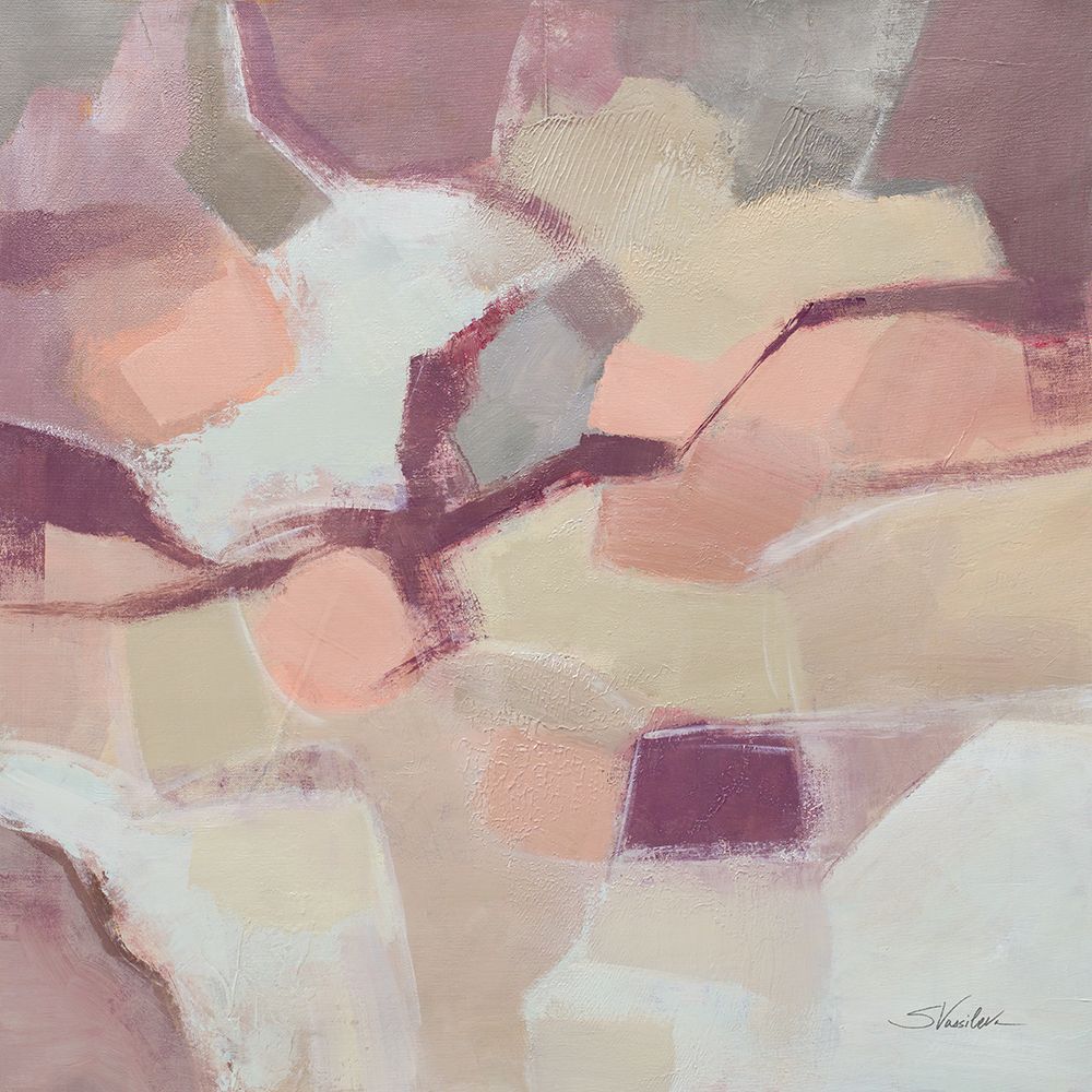 Mauve Facets art print by Silvia Vassileva for $57.95 CAD