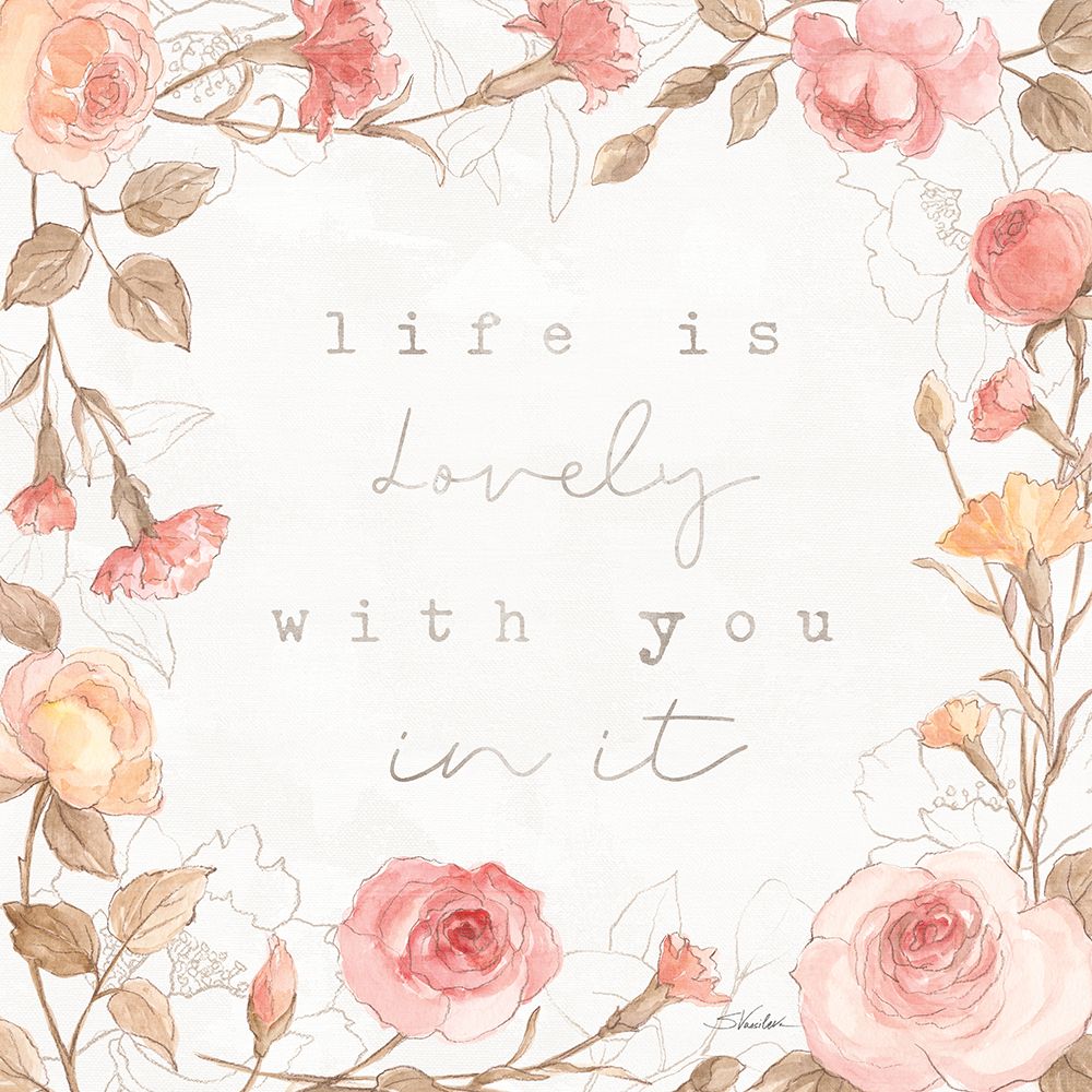 Romantic Blooms III art print by Silvia Vassileva for $57.95 CAD