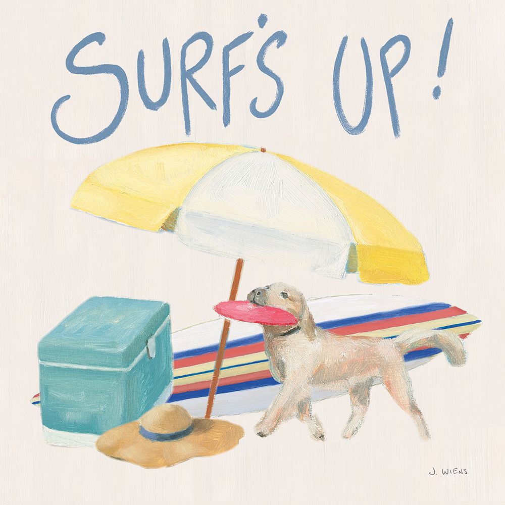 Beach Ride Surfs Up XIV art print by James Wiens for $57.95 CAD