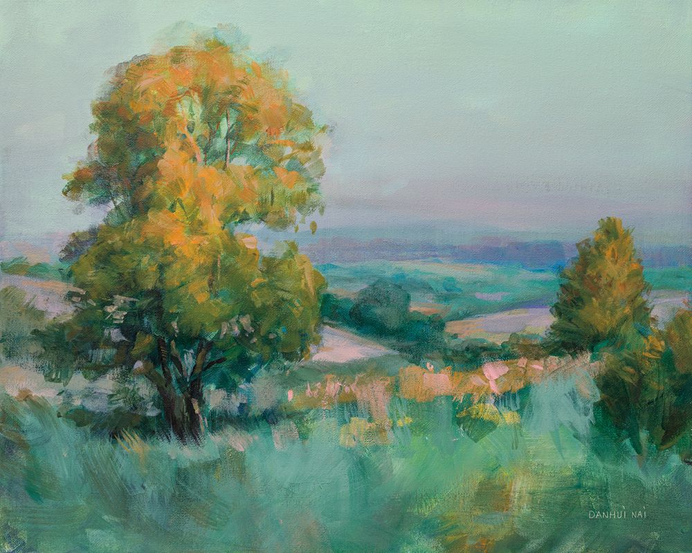 Hilltop Oak art print by Danhui Nai for $57.95 CAD