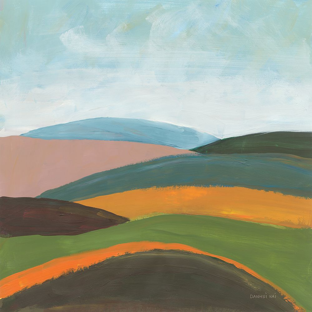 Layered Hills art print by Danhui Nai for $57.95 CAD