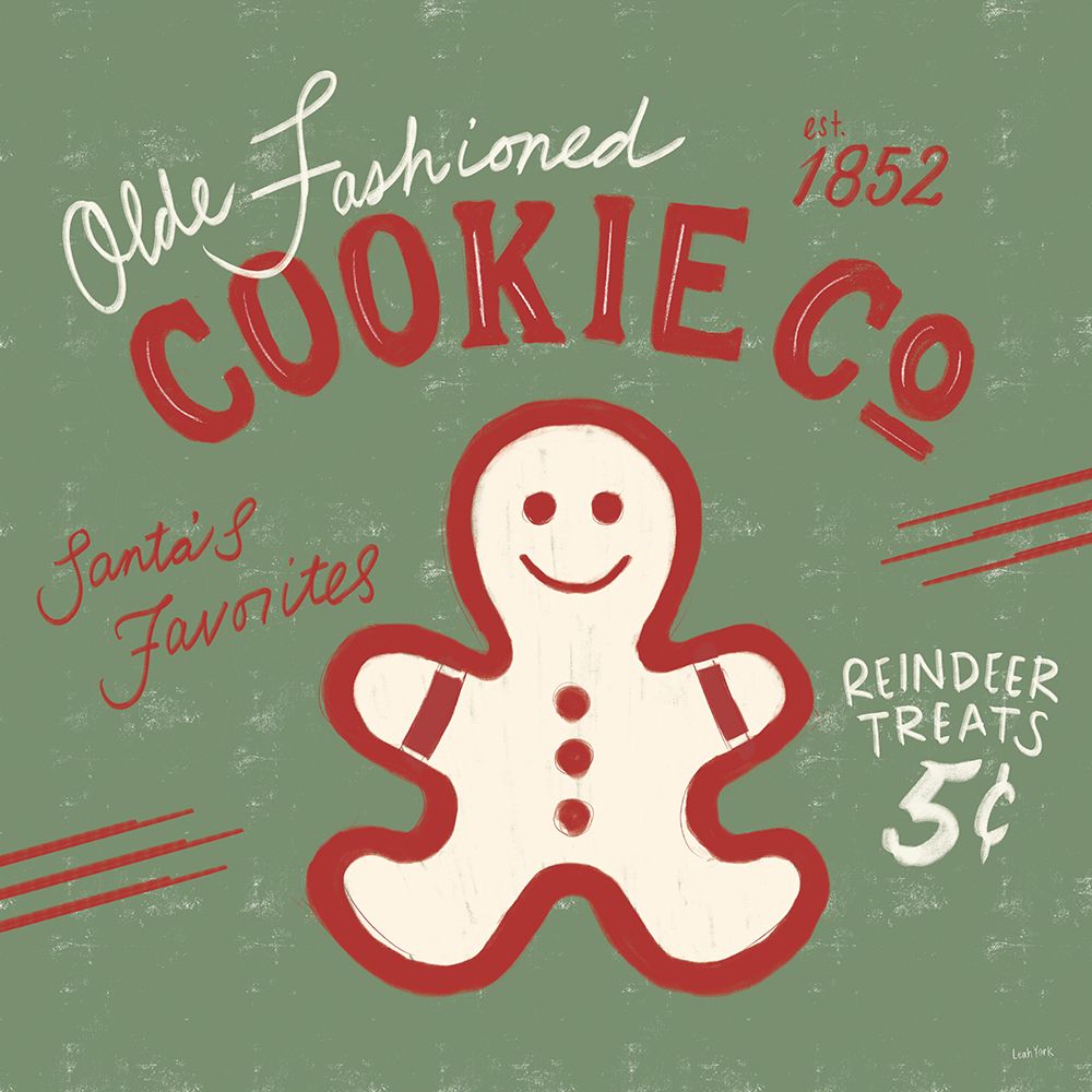Christmas Nostalgia IV art print by Leah York for $57.95 CAD