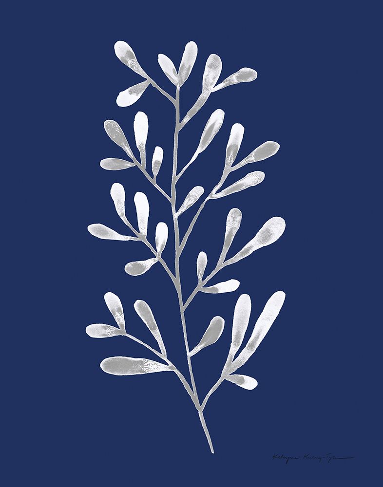 Silhouettes of Nature I Blue art print by Kasia Kucwaj-Tybur for $57.95 CAD