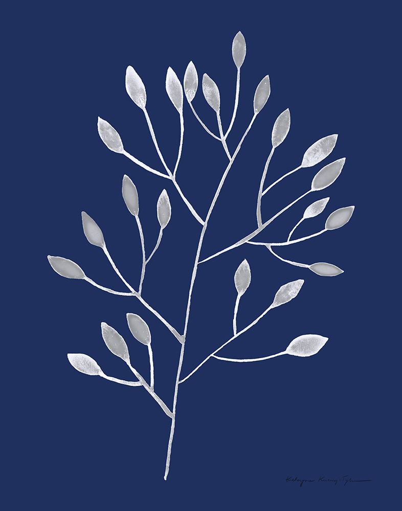 Silhouette of Nature IV Blue art print by Kasia Kucwaj-Tybur for $57.95 CAD