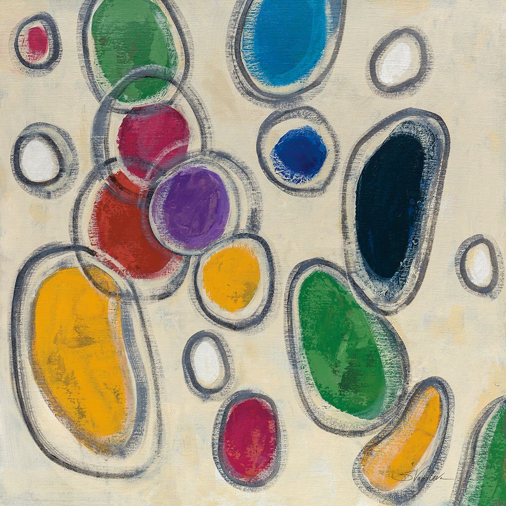Mid Mod Circles art print by Silvia Vassileva for $57.95 CAD