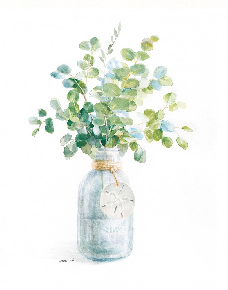 Beach Eucalyptus II art print by Danhui Nai for $57.95 CAD