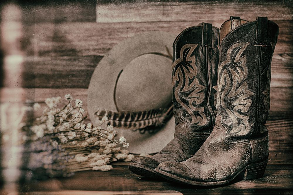 Cowboy Boots III art print by Nathan Larson for $57.95 CAD