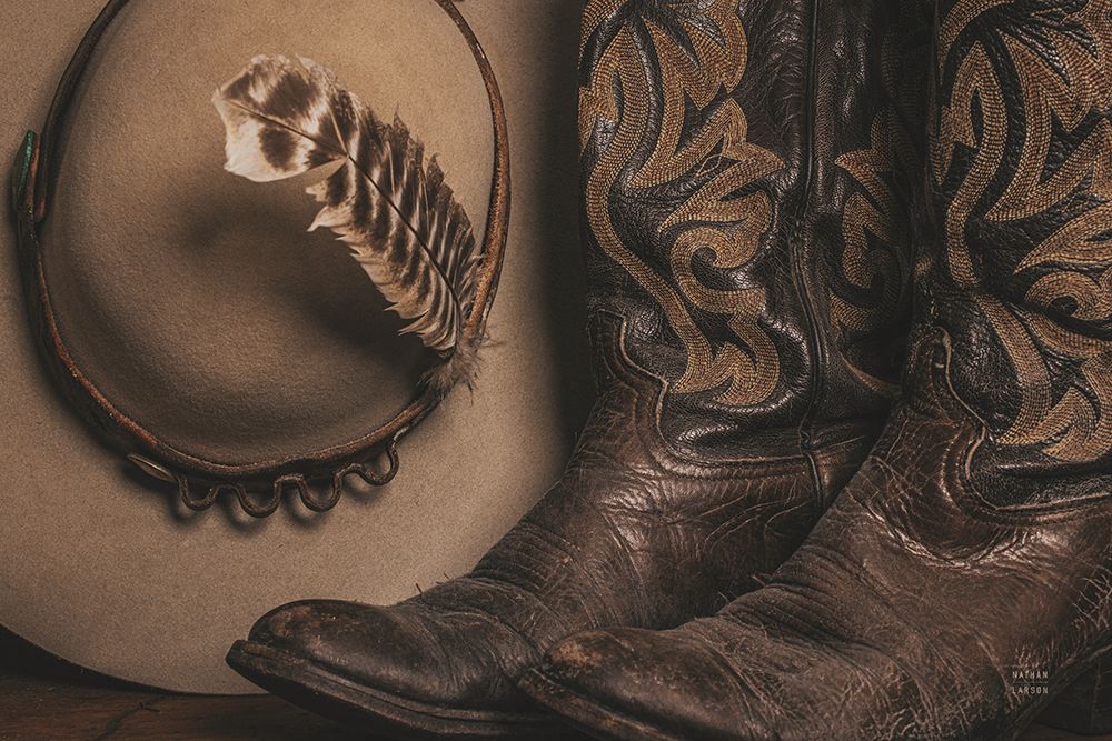 Cowboy Boots VI art print by Nathan Larson for $57.95 CAD
