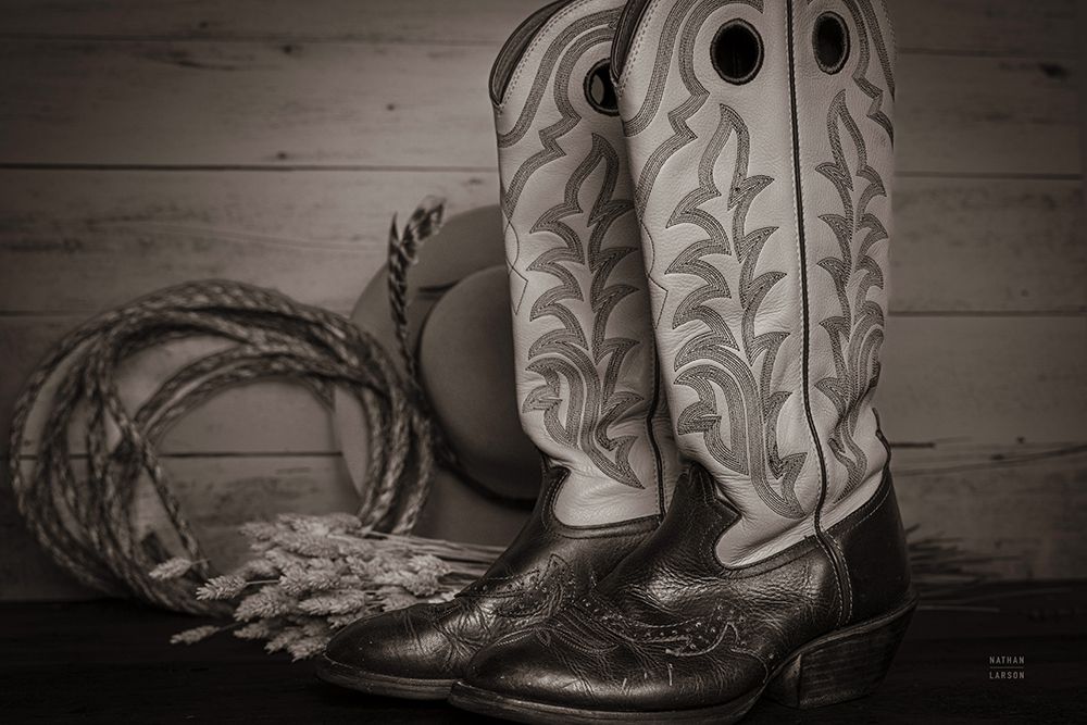 Cowboy Boots IX art print by Nathan Larson for $57.95 CAD
