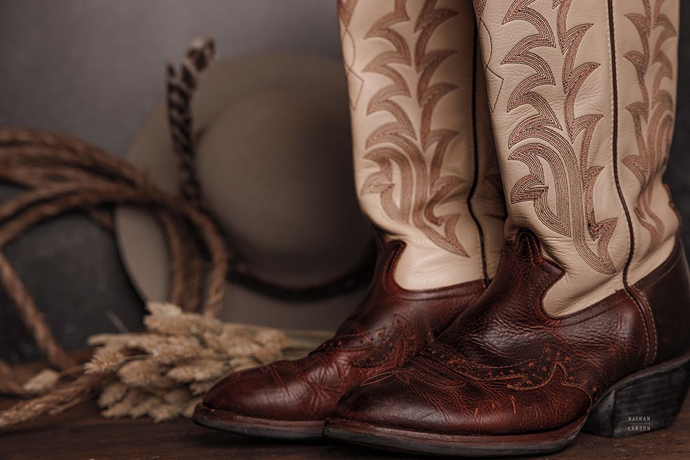 Cowboy Boots XI art print by Nathan Larson for $57.95 CAD