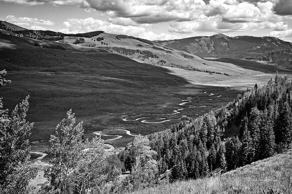 Colorado Valley BW art print by Debra Van Swearingen for $57.95 CAD